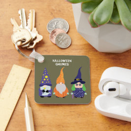 Wizard Pumpkin Witch Halloween Gnomes Sleutelhanger