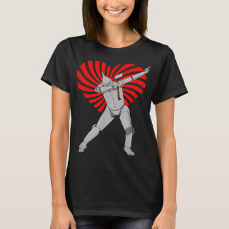 Wizard Retro van Oz Tin Man Swirl Heart Valentijn T-shirt