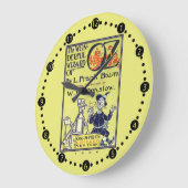 Wizard Retro van Oz  wandklok (Hoek)
