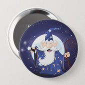 Wizard Ronde Button 4,0 Cm (Voorkant /achterkant)