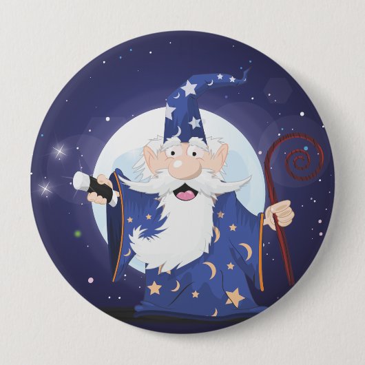 Wizard Ronde Button 4,0 Cm (Voorkant)