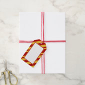 Wizard Rood en Gold Blank Gift Label Cadeaulabel (Met Touw)