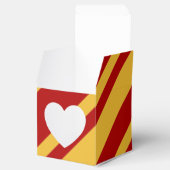 Wizard Rood en Goud Hart Bedankdoosjes (Geopend)