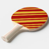 Wizard Rood en Goud Tafeltennisbatje (Voorkant Gekanteld)