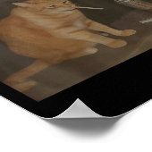 Wizard Sigaret Kitten Grappig Roken Kat Meme BH Poster (Hoek)
