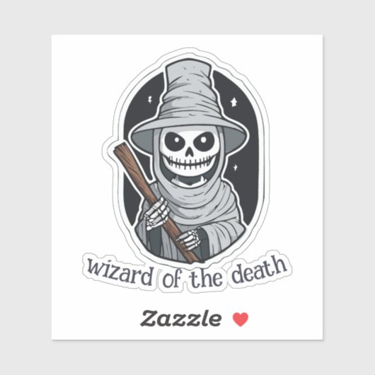 wizard Skeleton Sticker (Vel)