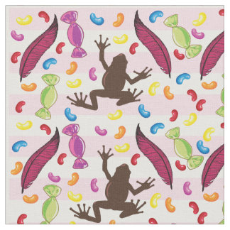 Wizard Snoep Chocolate Frogs Fabric Stof