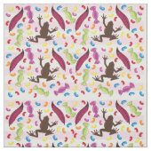 Wizard Snoep Chocolate Frogs Fabric Stof (Swatch)