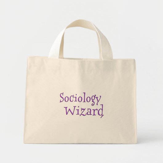 wizard Sociologie Mini Tote Bag (Voorkant)