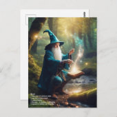 Wizard Spell Briefkaart (Voorkant / Achterkant)