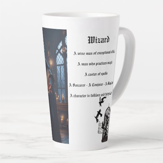 Wizard Spell Latte Mok (Rechterhoek)