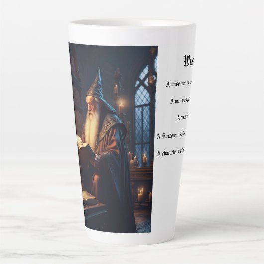 Wizard Spell Latte Mok (Voorkant)
