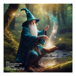 Wizard Spell Perfect Poster