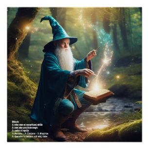 Wizard Spell Perfect Poster