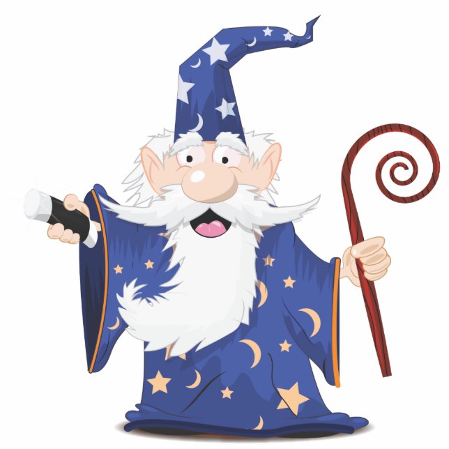 Wizard Staand Fotobeeldje (Voorkant)