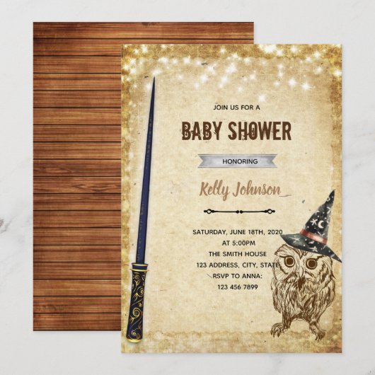 Wizard Stapper voor het uitbrengen van een verjaar Kaart (Voorkant / Achterkant)