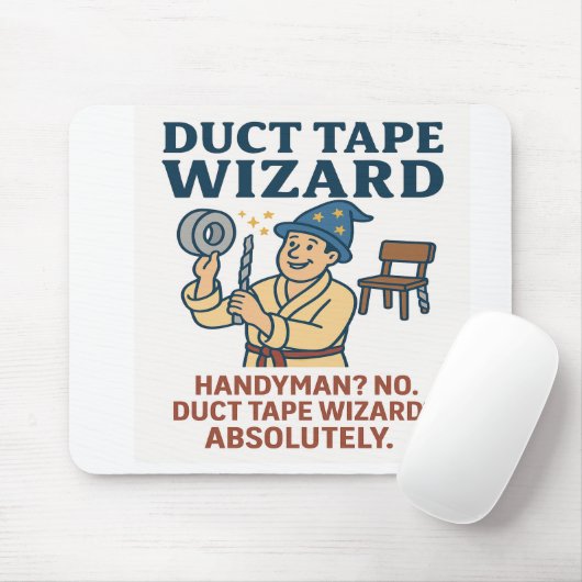 wizard Tape kantelen Muismat (Met muis)