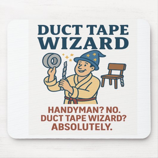 wizard Tape kantelen Muismat (Voorkant)