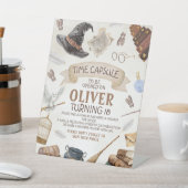 Wizard Time Capsule Sign Reclamebord Met Voetstuk (Insitu)