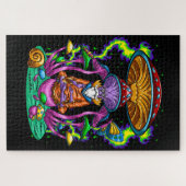 Wizard Trippy Pyplannelic Mushroom Legpuzzel (Horizontaal)