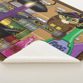 Wizard Uil Boeken Opties Sherpa Deken (3/4)