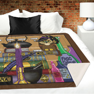 Wizard Uil Boeken Opties Sherpa Deken