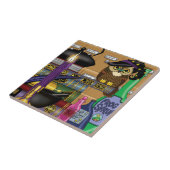 Wizard Uil Boeken Opties Tegeltje (Zijkant)