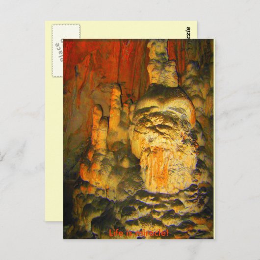 WIZARD VAN DE CAVE - Briefkaart (Voorkant / Achterkant)