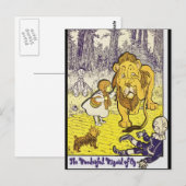  wizard van Oz 1st Edition Afdrukken Briefkaart (Voorkant / Achterkant)