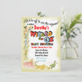  wizard van Oz Baby Shower-uitnodigingen Kaart (Staand voorkant)