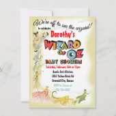  wizard van Oz Baby Shower-uitnodigingen Kaart (Voorkant)