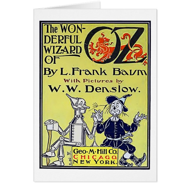  wizard van Oz Book Hoesje (Voorkant)