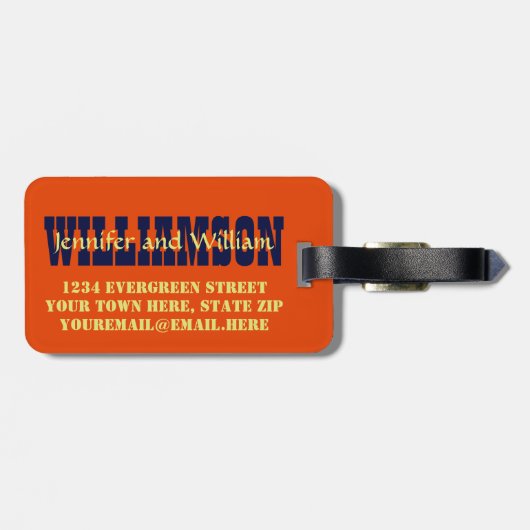  wizard van Oz Book Hoesje Bagagelabel (Achterkant horizontaal)