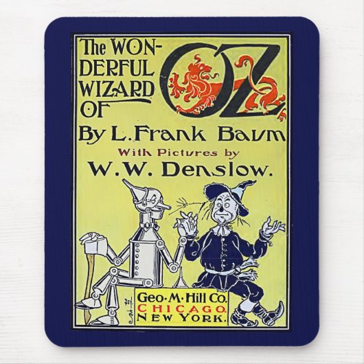  wizard van Oz Book Hoesje Muismat (Voorkant)