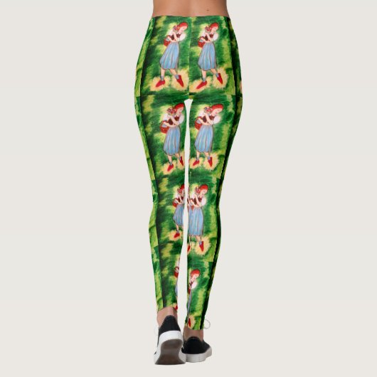 WIZARD VAN OZ DOROTHY EN HAAR SHOT LEGGINGS (Achterkant)