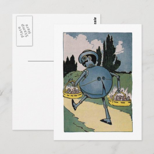  wizard van Oz-illustratie Briefkaart (Voorkant / Achterkant)