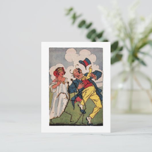 wizard van Oz-illustratie Briefkaart (Staand voorkant)