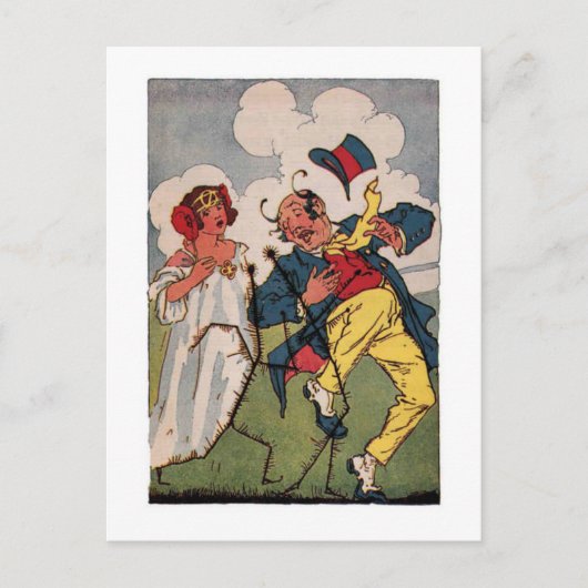  wizard van Oz-illustratie Briefkaart (Voorkant)