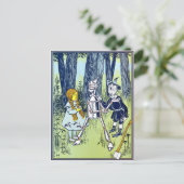  wizard van Oz-illustratie Briefkaart (Staand voorkant)