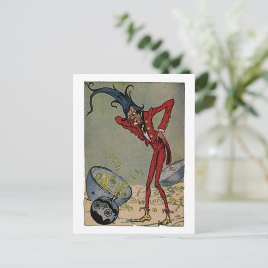  wizard van Oz-illustratie Briefkaart (Staand voorkant)
