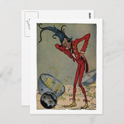  wizard van Oz-illustratie Briefkaart (Voorkant / Achterkant)
