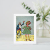  wizard van Oz-illustratie Briefkaart (Staand voorkant)