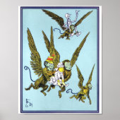  wizard van Oz-illustratie Poster (Voorkant)