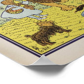  wizard van Oz-illustratie Poster (Hoek)