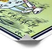 wizard van Oz-illustratie Poster (Hoek)