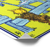 wizard van Oz-illustratie Poster (Hoek)