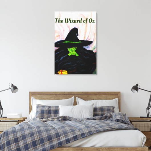 WIZARD VAN OZ MELTING WITCH CANVAS AFDRUK (Insitu (Slaapkamer))