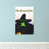 WIZARD VAN OZ MELTING WITCH CANVAS AFDRUK (Insitu (Houten vloer))