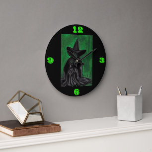 WIZARD VAN OZ MELTING WITCH GROTE KLOK