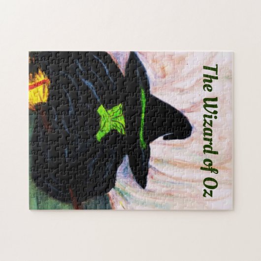 WIZARD VAN OZ MELTING WITCH JIGSAW PUZZLE LEGPUZZEL (Horizontaal)